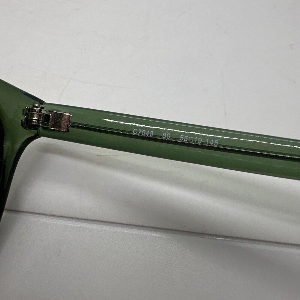Cole Haan Key Hole Sunglasses Clear Green Frames C7048 80 55 19 145 - Picture 8 of 8